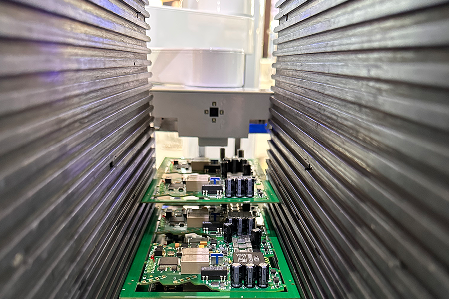 electronics pcb loading rack