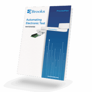 Brooks PreciseFlex Electronics Test Whitepaper Cover