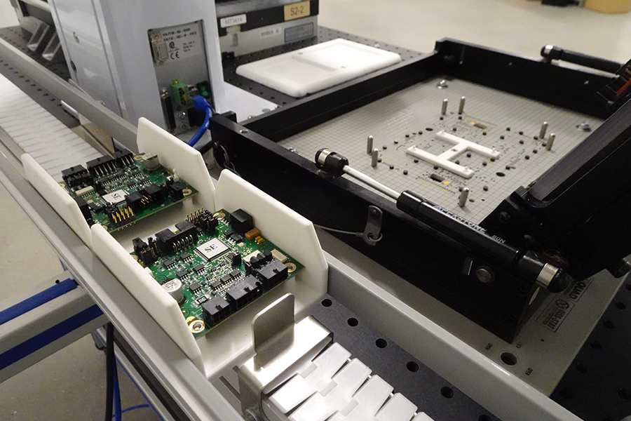 electronics tester loading