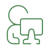 simple programming icon green